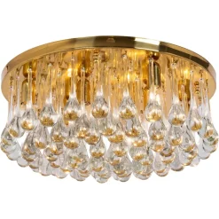 Best Pamono Large Murano Glass Tear Drop Chandelier attributed to C.Palme, Germany, 1970s