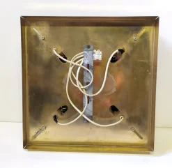 New Pamono Large Murano Glass Wall Light from Mazzega, 1970s