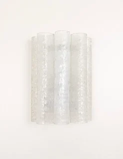 Clearance Pamono Large Murano Glass Wall Sconces attributed to Doria, Germany, 1960s, Set of 2