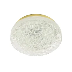 Discount Pamono Large Murano Ice Glass Ceiling Lights from Doria Leuchten, Germany, 1960s, Set of 2