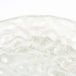 Discount Pamono Large Murano Ice Glass Ceiling Lights from Doria Leuchten, Germany, 1960s, Set of 2