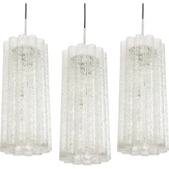 Hot Pamono Large Murano Tubes Pendant Light attributed to Doria, 1970s