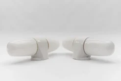 New Pamono Large No. 6078 Wall Lights by Wilhelm Wagenfeld for Lindner, Set of 2