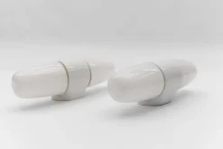 New Pamono Large No. 6078 Wall Lights by Wilhelm Wagenfeld for Lindner, Set of 2