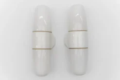 New Pamono Large No. 6078 Wall Lights by Wilhelm Wagenfeld for Lindner, Set of 2