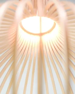 Sale Pamono Large Octo 4240 Pendant in Birch Wood by Seppo Koho for Secto Design