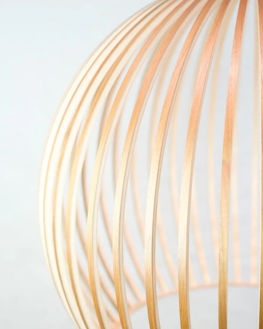 Sale Pamono Large Octo 4240 Pendant in Birch Wood by Seppo Koho for Secto Design