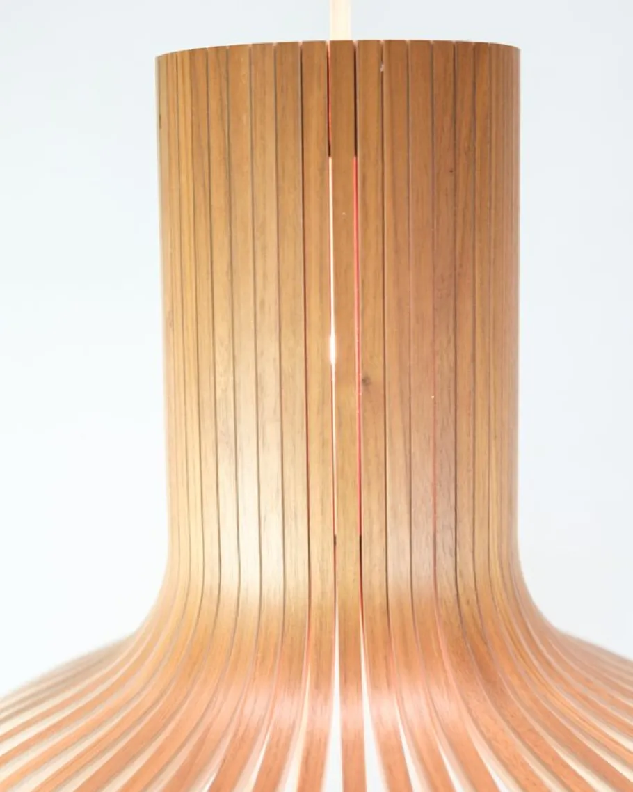 Sale Pamono Large Octo 4240 Pendant in Birch Wood by Seppo Koho for Secto Design