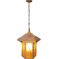 Hot Pamono Large Outdoor Ceiling Lamp in Metal