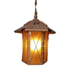 Hot Pamono Large Outdoor Ceiling Lamp in Metal