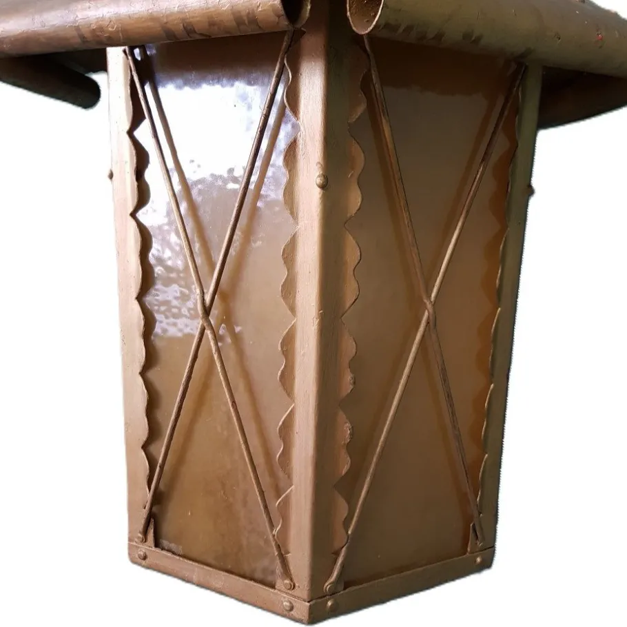 Hot Pamono Large Outdoor Ceiling Lamp in Metal
