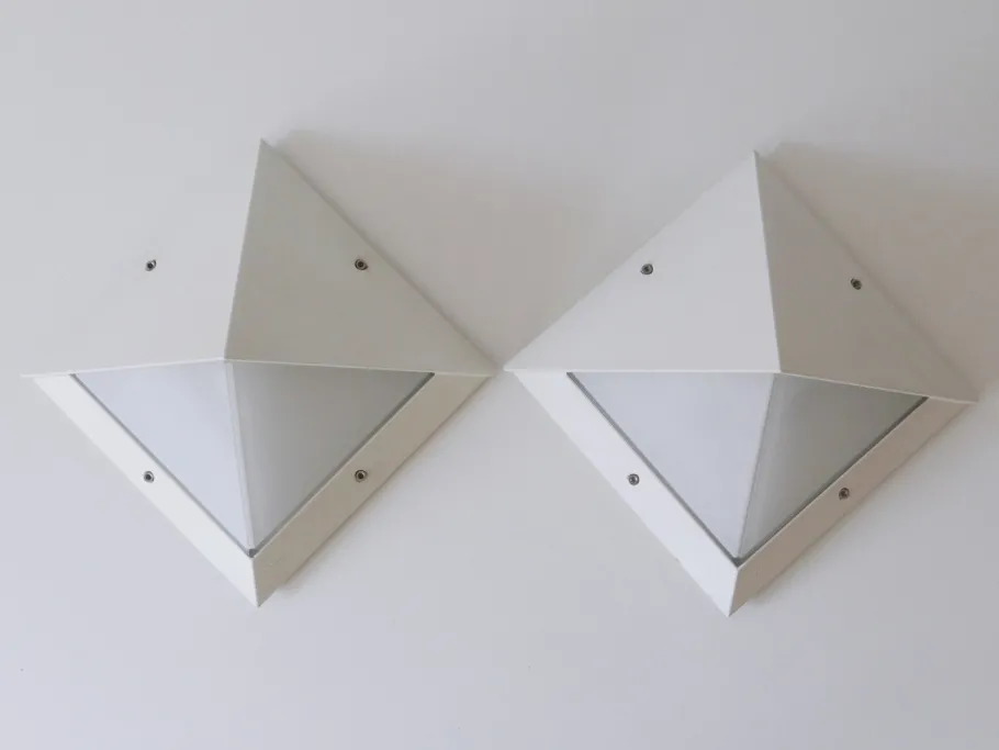 New Pamono Large Outdoor Wall Lamps from Bega, Germany, 1980s, Set of 2