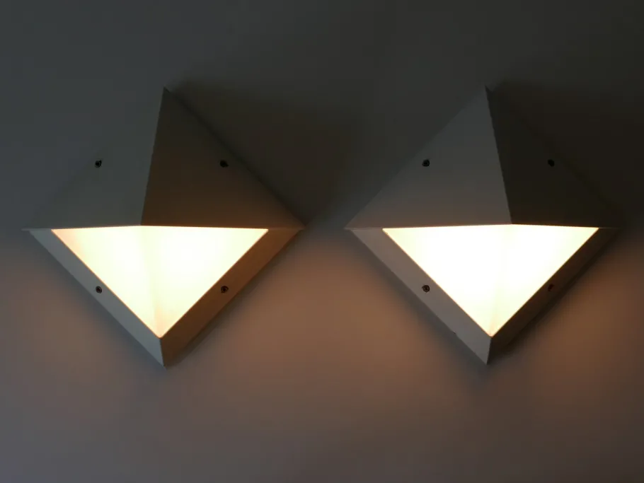 New Pamono Large Outdoor Wall Lamps from Bega, Germany, 1980s, Set of 2