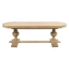 Online Pamono Large Oval Table in Raw Wood