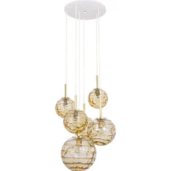 Online Pamono Large Pendant in Murano Glass from Doria, Germany, 1970s