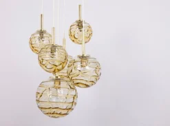 Online Pamono Large Pendant in Murano Glass from Doria, Germany, 1970s