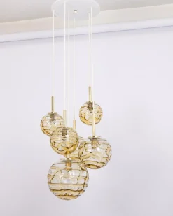 Online Pamono Large Pendant in Murano Glass from Doria, Germany, 1970s