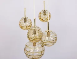 Online Pamono Large Pendant in Murano Glass from Doria, Germany, 1970s