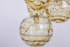 Online Pamono Large Pendant in Murano Glass from Doria, Germany, 1970s