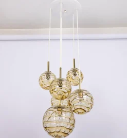 Online Pamono Large Pendant in Murano Glass from Doria, Germany, 1970s