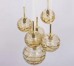 Online Pamono Large Pendant in Murano Glass from Doria, Germany, 1970s