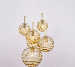 Online Pamono Large Pendant in Murano Glass from Doria, Germany, 1970s