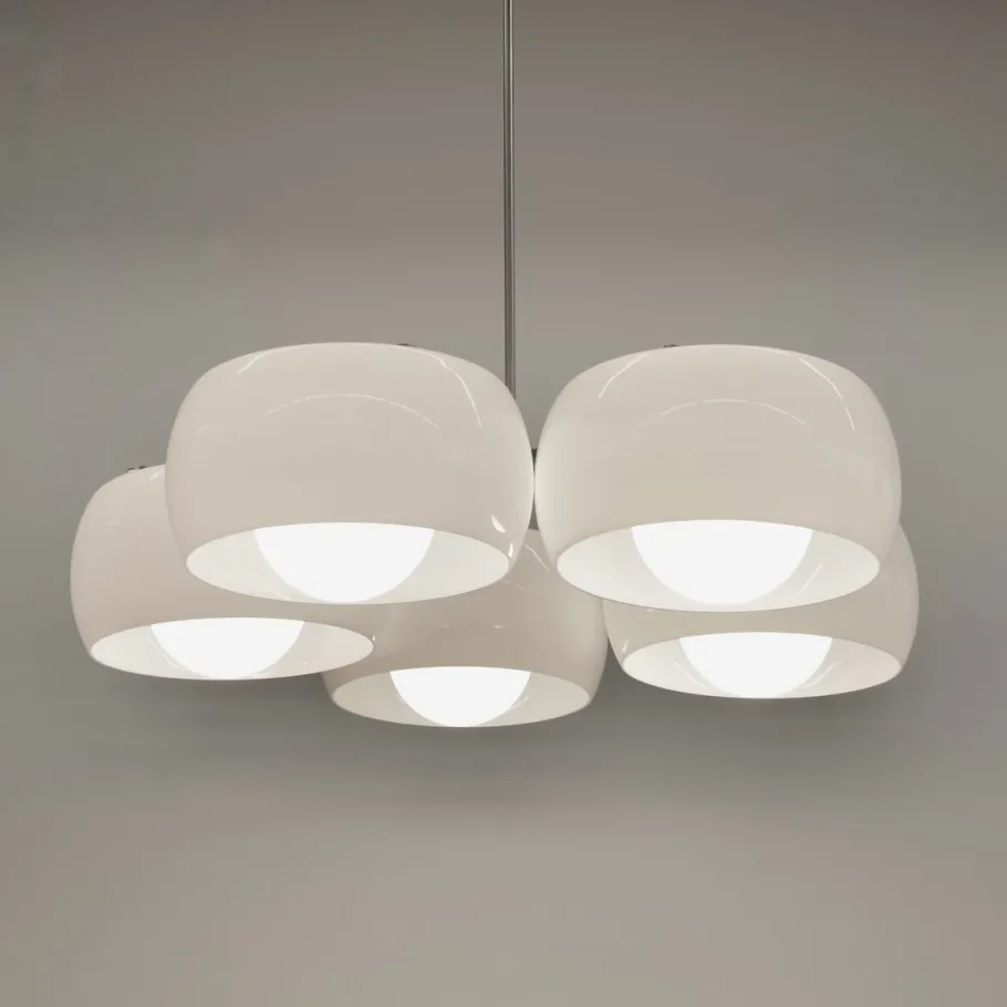 Best Pamono Large Pentaclinio Ceiling Lamp by Vico Magistretti for Artemide, 1961