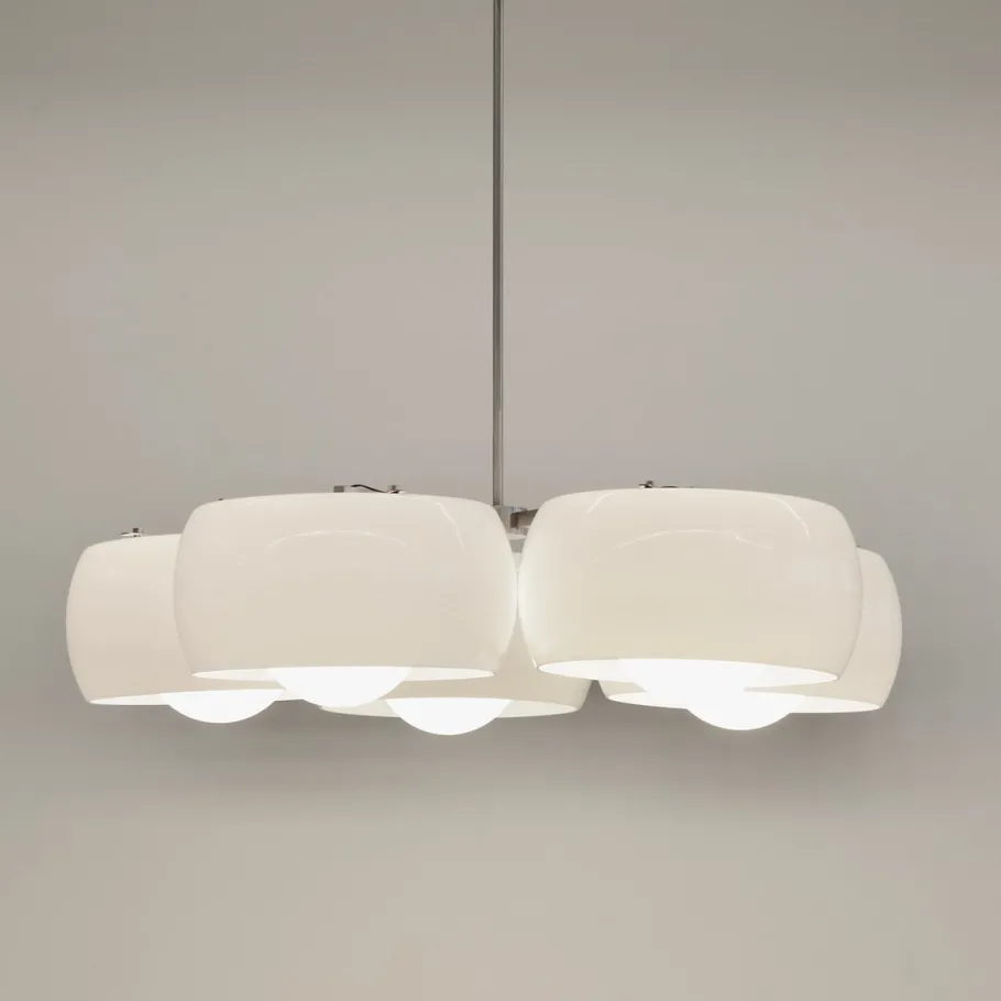 Best Pamono Large Pentaclinio Ceiling Lamp by Vico Magistretti for Artemide, 1961