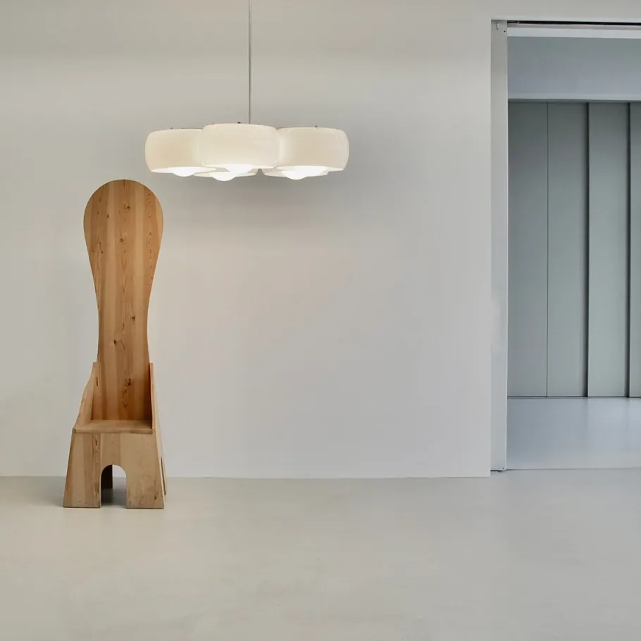 Best Pamono Large Pentaclinio Ceiling Lamp by Vico Magistretti for Artemide, 1961