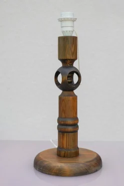 Hot Pamono Large Pine Table Lamp by Uno & Östen Kristiansson for Luxus, Sweden
