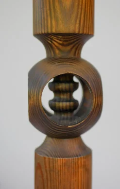 Hot Pamono Large Pine Table Lamp by Uno & Östen Kristiansson for Luxus, Sweden