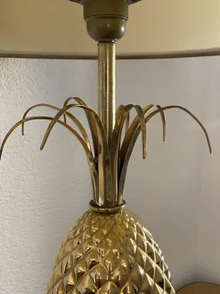 Best Pamono Large Pineapple Lamp in Acrylic Glass and Porcelain, 1970s