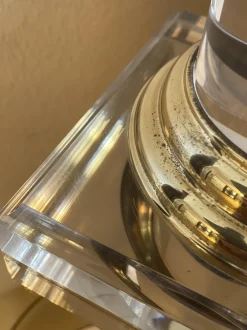 Best Pamono Large Pineapple Lamp in Acrylic Glass and Porcelain, 1970s