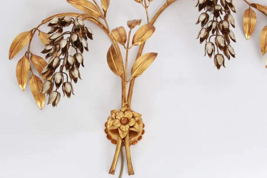 Online Pamono Large Pioggia D'oro Wall Light by Hans Kögl, 1970s