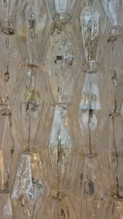 Hot Pamono Large Poliedri Wall Lamps by Carlo Scarpa for Venini, 1958, Set of 2