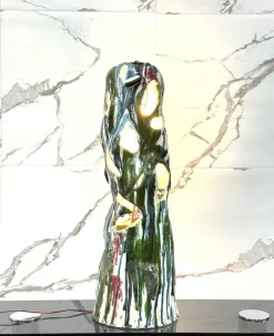 Hot Pamono Large Polycron Ceramic Table Lamp, 1960