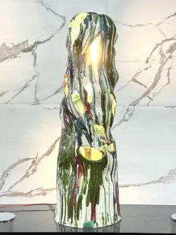 Hot Pamono Large Polycron Ceramic Table Lamp, 1960