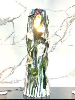 Hot Pamono Large Polycron Ceramic Table Lamp, 1960