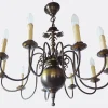Discount Pamono Large Renaissance Style Flemish Brass Chandelier, 1950s