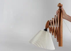 New Pamono Large Sax Wall Lamp in Oak from Le Klint, 1960s