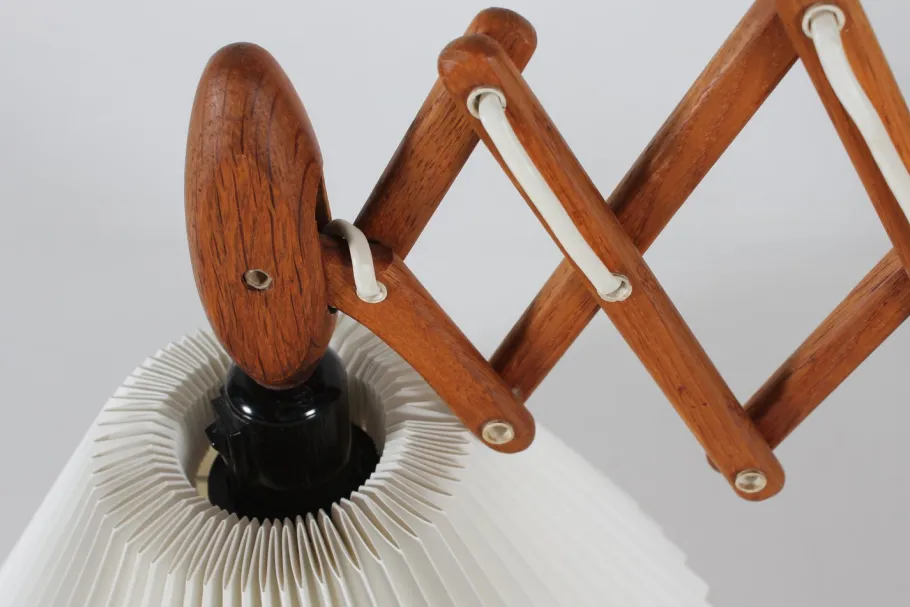 New Pamono Large Sax Wall Lamp in Oak from Le Klint, 1960s