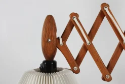 New Pamono Large Sax Wall Lamp in Oak from Le Klint, 1960s