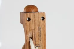 New Pamono Large Sax Wall Lamp in Oak from Le Klint, 1960s