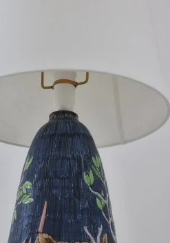 Pamono Large Scandinavian Modern Ceramic Table Lamp attributed to Ulla Winblad, Sweden, 1960s