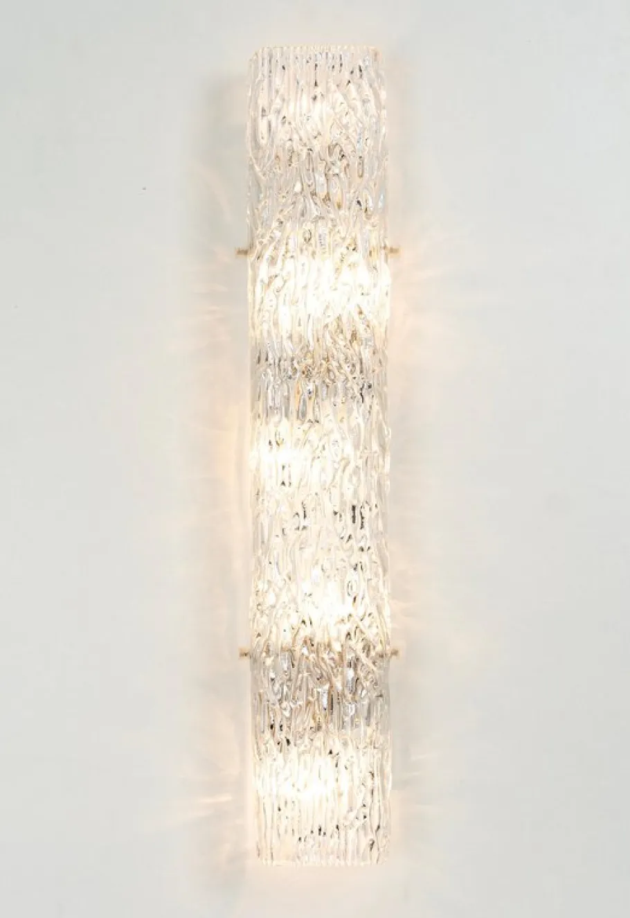 Sale Pamono Large Sconce Glass Wall Light from Kalmar, Austria, 1960s