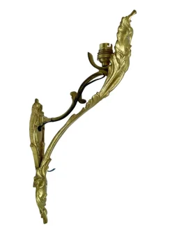 Best Pamono Large Sconce in Gilded Brass With Acanthus Ornament