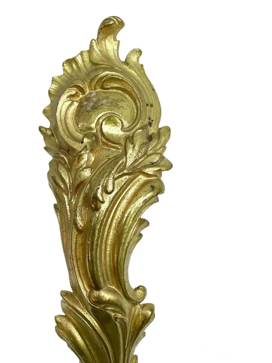 Best Pamono Large Sconce in Gilded Brass With Acanthus Ornament