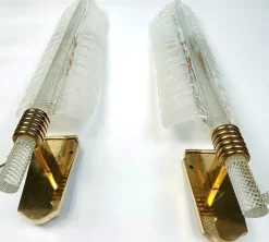 Best Pamono Large Sconces attributed to Andre Arbus and Veronese, 1950s, Set of 2