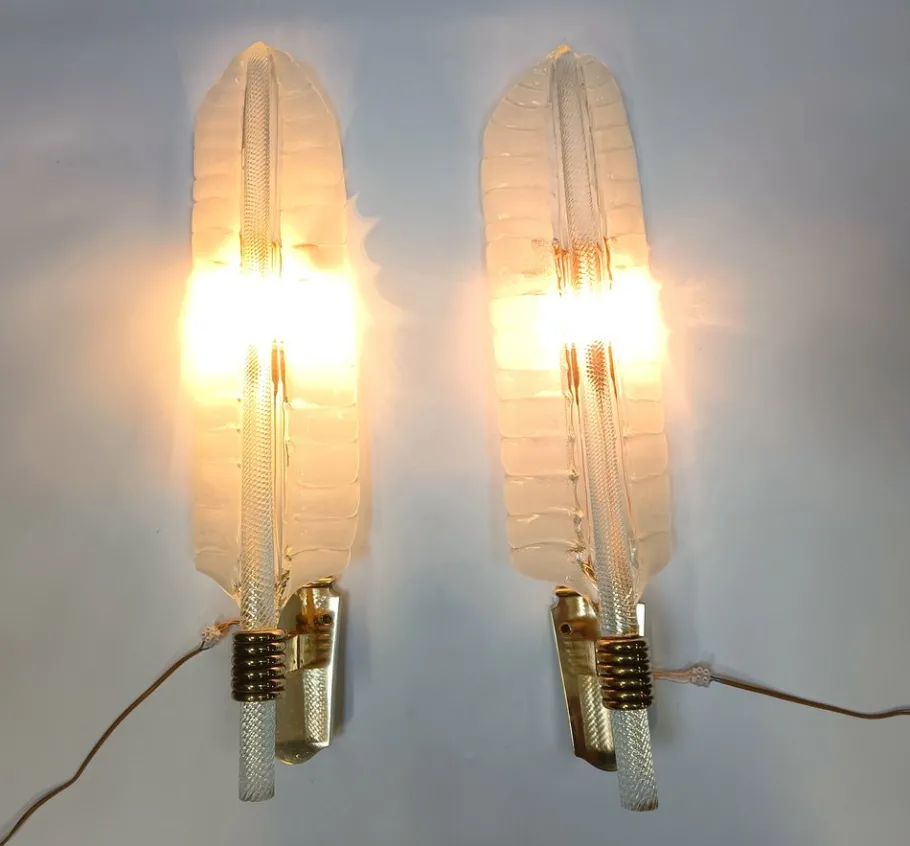 Best Pamono Large Sconces attributed to Andre Arbus and Veronese, 1950s, Set of 2