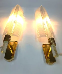 Best Pamono Large Sconces attributed to Andre Arbus and Veronese, 1950s, Set of 2